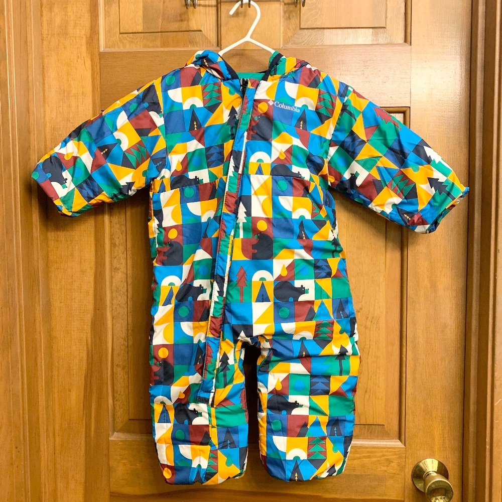 Columbia baby reversible bunting 12-18mo